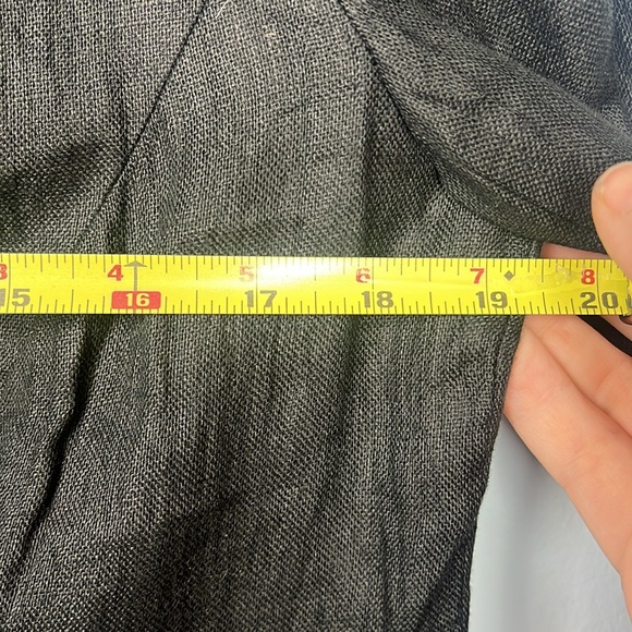 Etcetera linen blend size 4 grommet with chain detail jacket lightweight - Picture 5 of 8